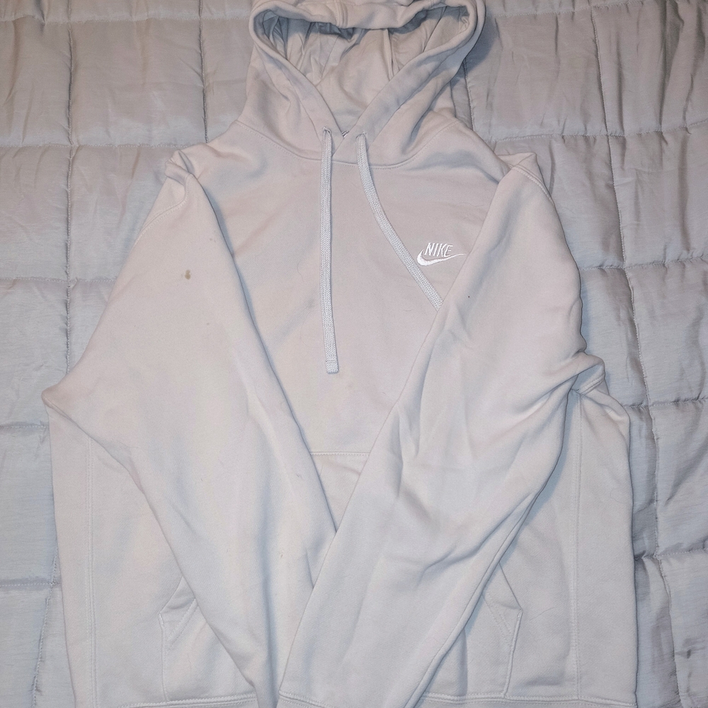 Nike Men's Cream Hoodie